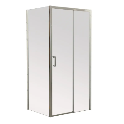 Душова кабіна без піддону Mixxus Premium DIVERSE SC03-100x80x195-TR Chrome прозоре скло 6мм (MI6865