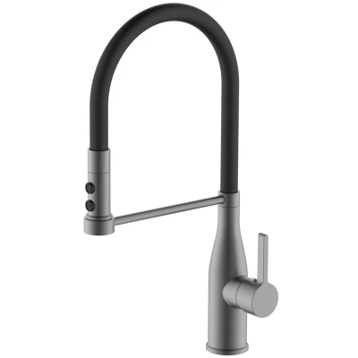 Змішувач для кухні Mixxus Premium Summer 017 GRAPHITE REFL.BLACK (MI6962)