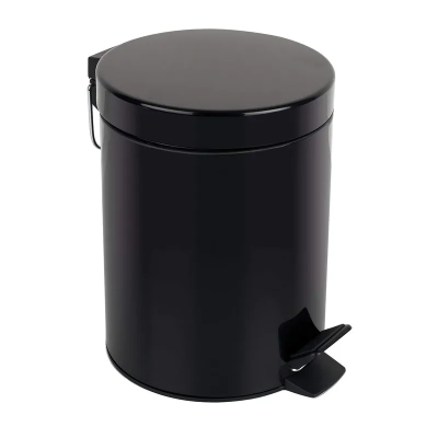 Відро для сміття 12 л Zerix Strong MB0112 Black (ZX4627)