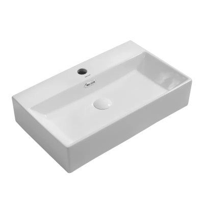 Раковина підвісна Mixxus Premium QUADRO-0206 600х360х130mm з отвором під змішувач та переливом (MP6