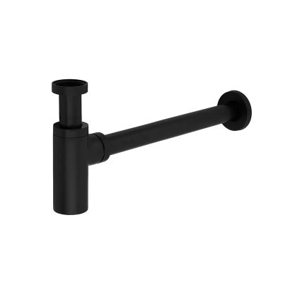 Сифон для умивальника Koer BT-01-05 1 1/4'' (Чорний) (KR3410)