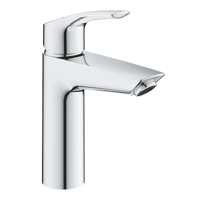 Одноважільний змішувач для раковини M-Size Grohe Eurosmart New з натискним донним клапаном (2392300