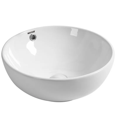 Раковина накладна Mixxus Premium ELLIPSE-0205 430х430х175mm з переливом (MP6530)