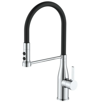 Змішувач для кухні Mixxus Premium Summer 017 REFL.BLACK (MI6960)