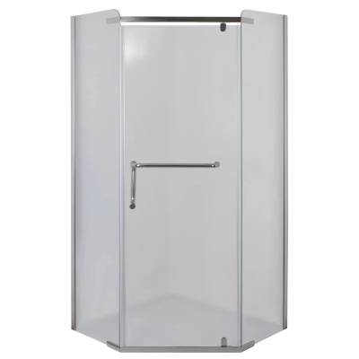Душова кабіна з низьким піддоном Mixxus LINES SCT01-90x90x198-TR CHROME прозоре скло 6мм (MI6913)