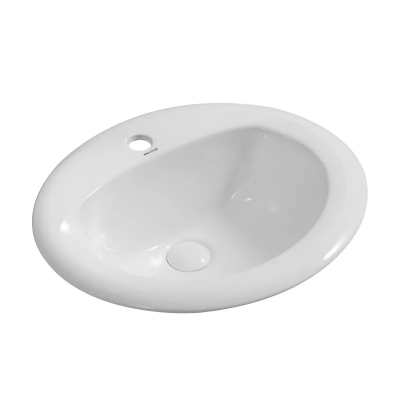 Раковина врізна на стільницю Mixxus Premium TOPPER-1602 515х400х200mm з отвором під змішувач (MP657