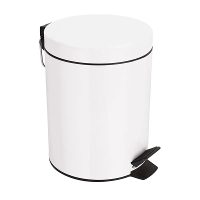 Відро для сміття 12 л Zerix Strong MB0112 White (ZX4626)