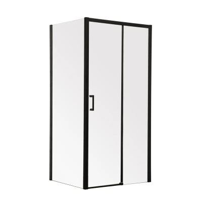 Душова кабіна без піддону Mixxus Premium DIVERSE SC03-120x80x195-TR Black прозоре скло 6мм (MI6868)